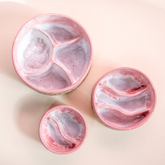 Dog Bowl - Slow Feed- Pink