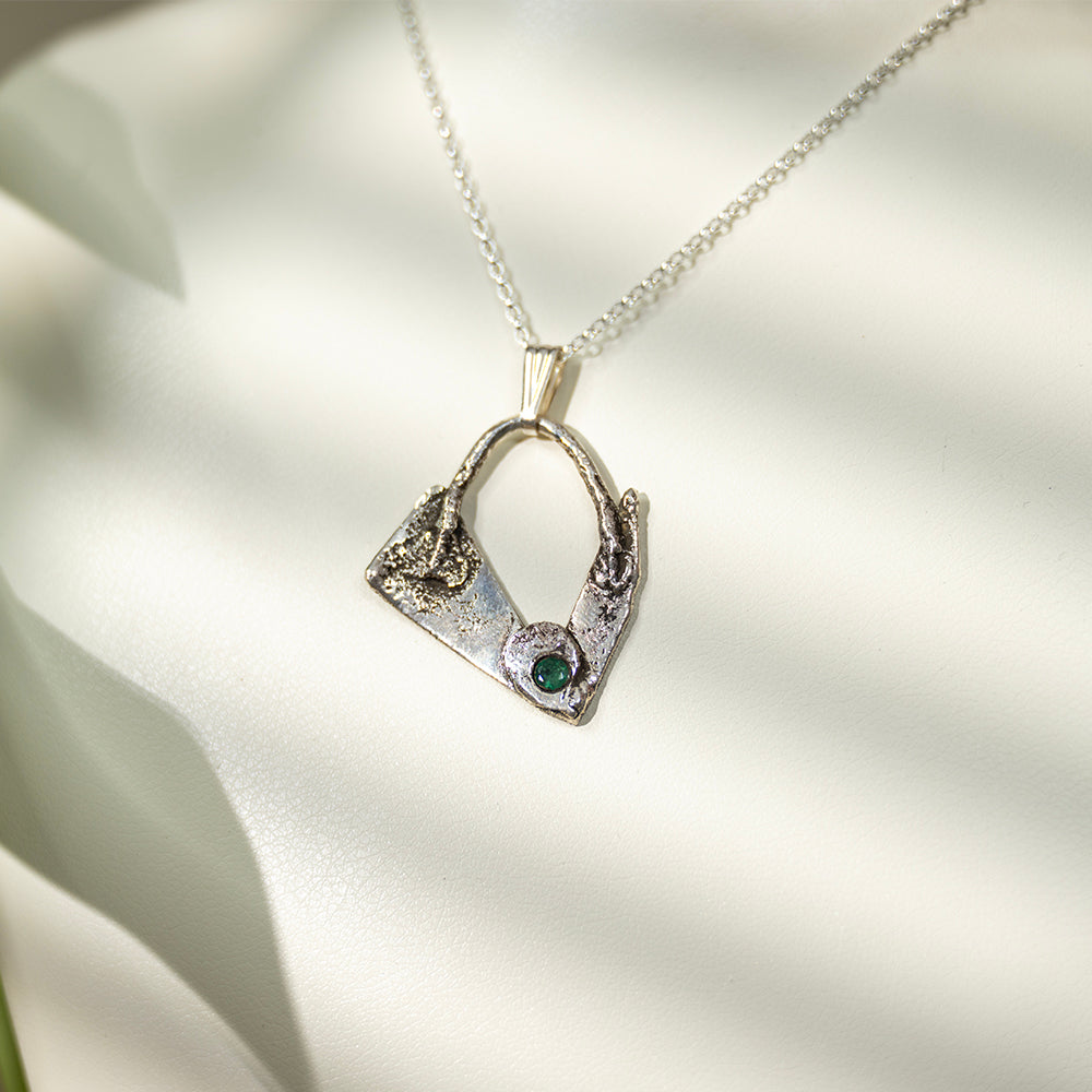 Pendant - Emerald Anker OOAK