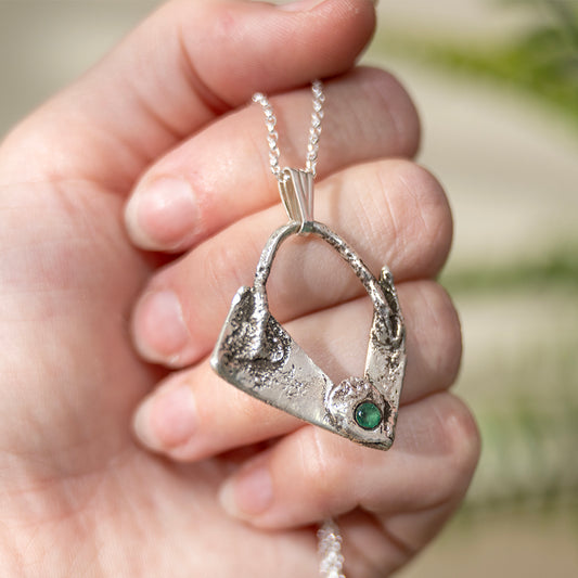 Pendant - Emerald Anker OOAK