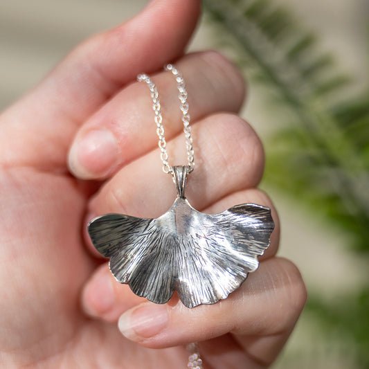 Pendant - Ginko Leaf