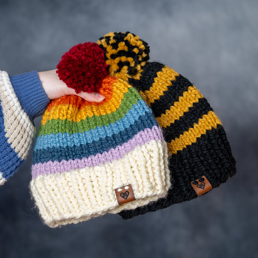 Chunky Beanie – Rainbow