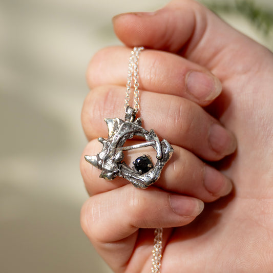 Pendant - Sapphite Crown OOAK
