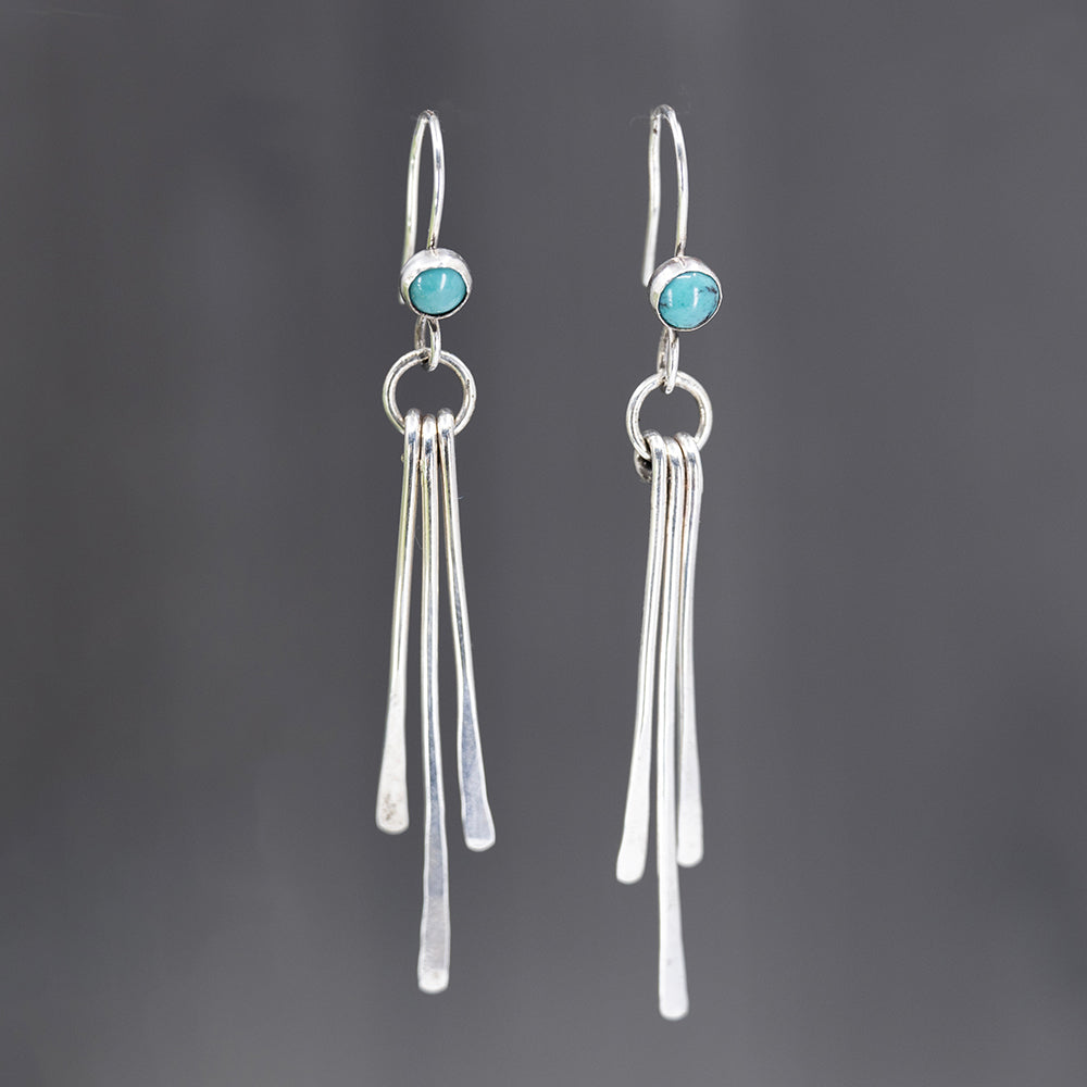 Earrings - Paddle Drop - Choose Stone