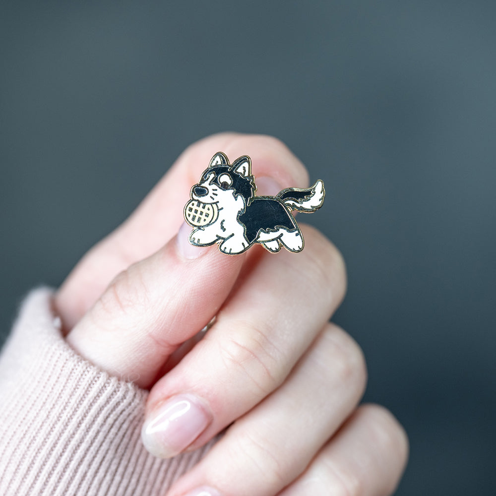 Enamel Pin Badge – Eat The Waff