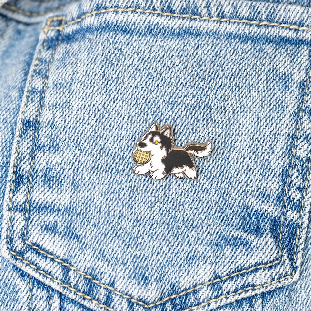Enamel Pin Badge – Eat The Waff