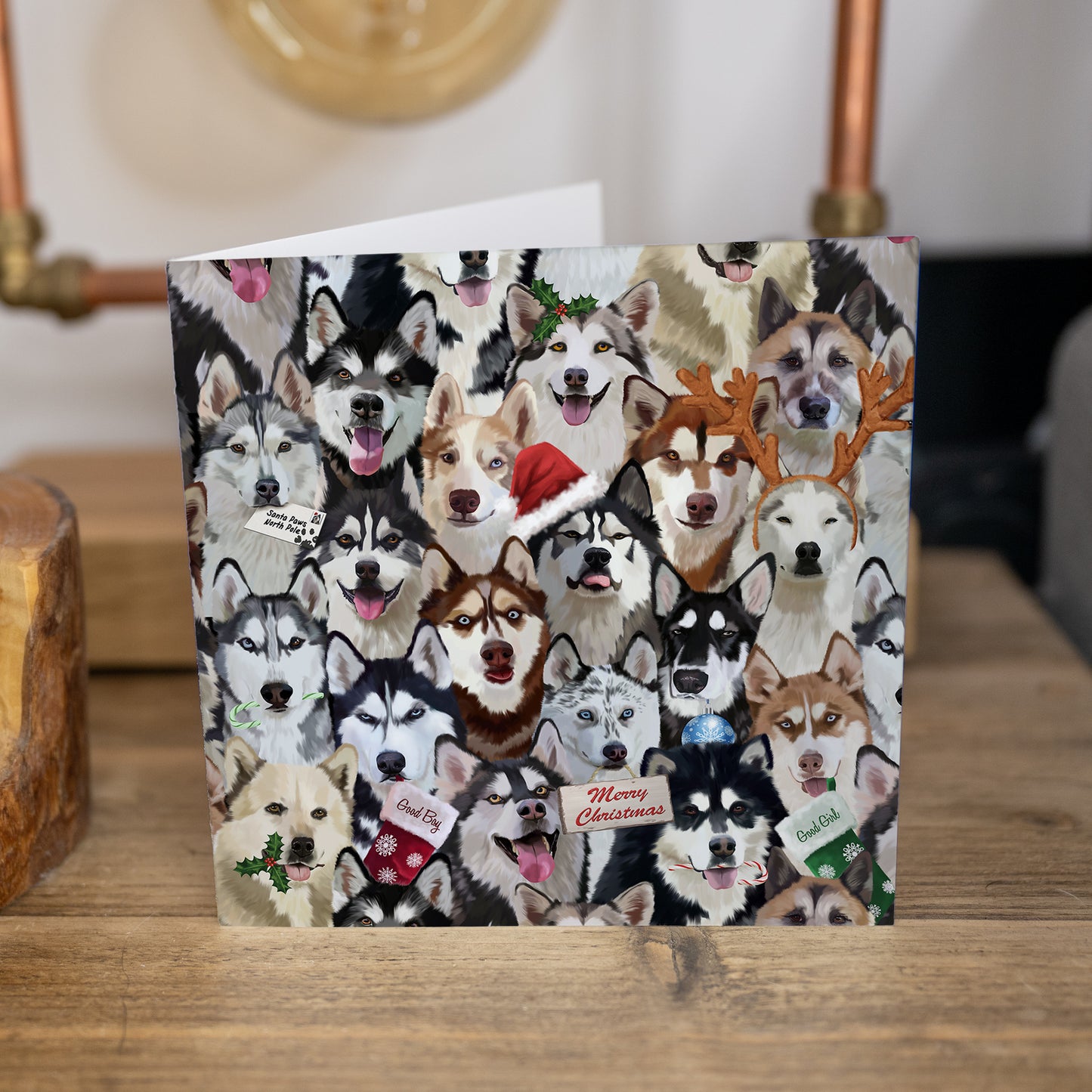 Cards - 12 Pack Snowdog Christmas Cards