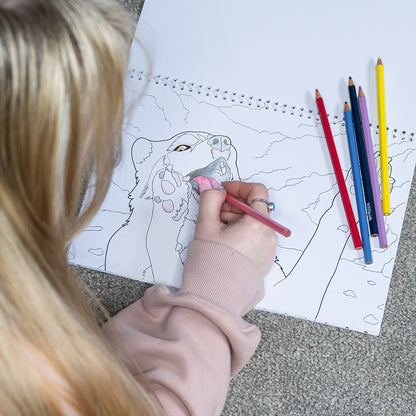 A4 Colouring Book - K’eyush The Stunt Dog