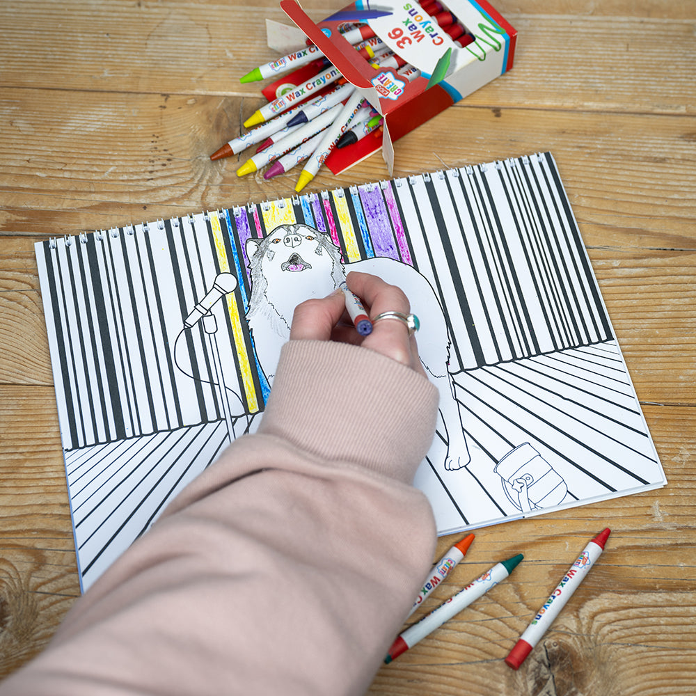 A4 Colouring Book - K’eyush The Stunt Dog