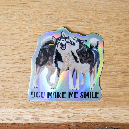 You Make Me Smile - Sticker