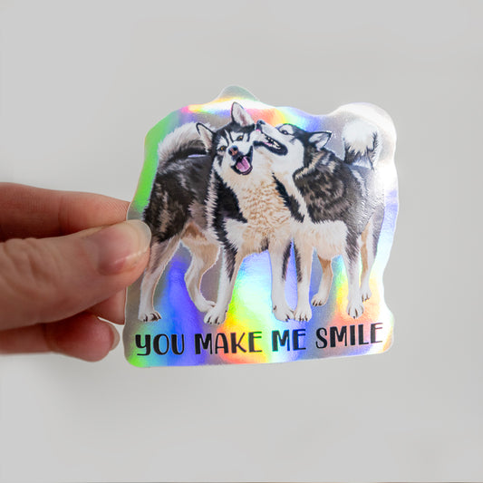You Make Me Smile - Sticker
