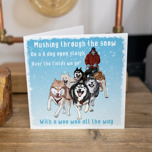 Cards - 12 Pack Snowdog Christmas Cards