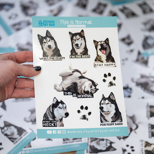 A5 Sticker Sheet – Normal Is Boring