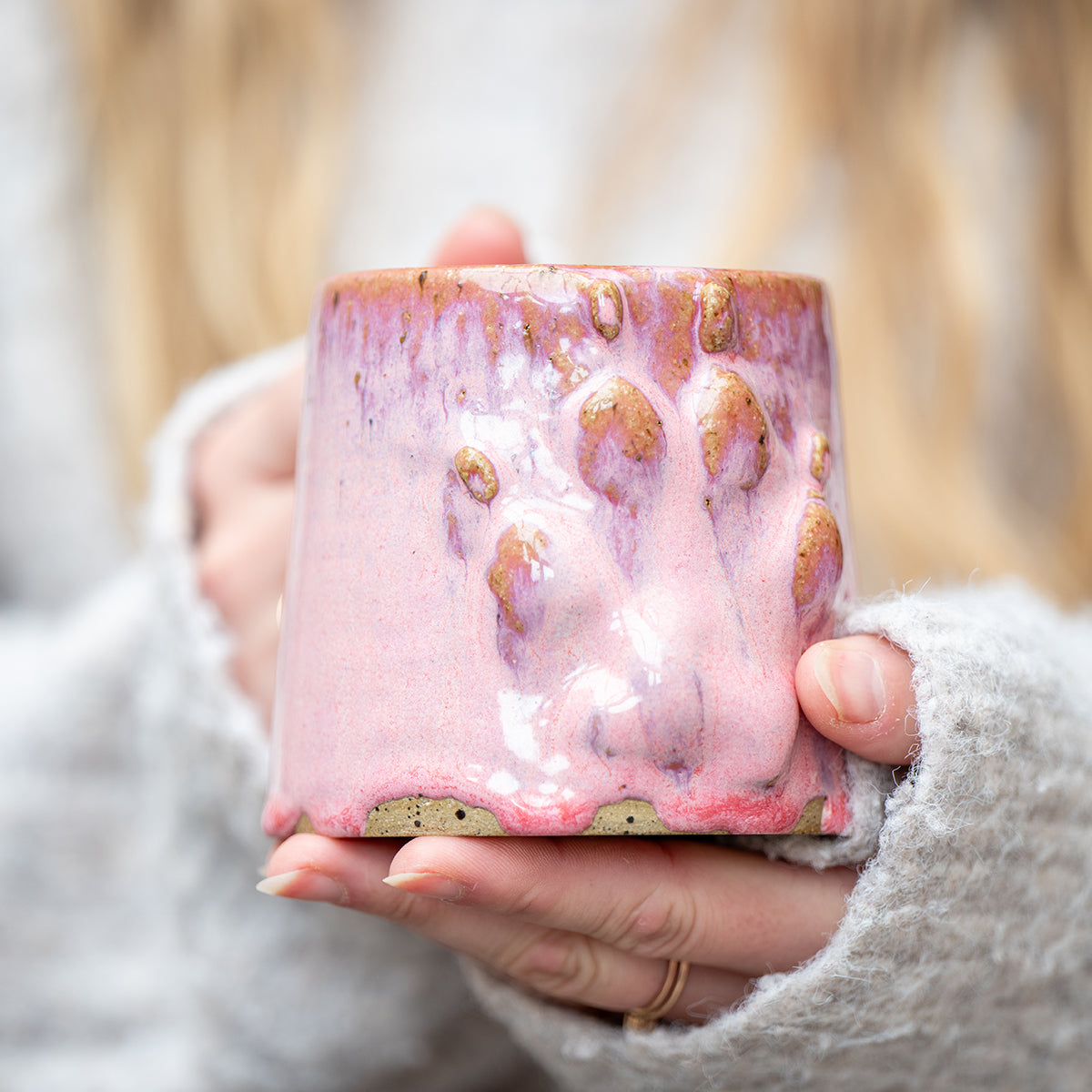Mug - Paw Print - Pink