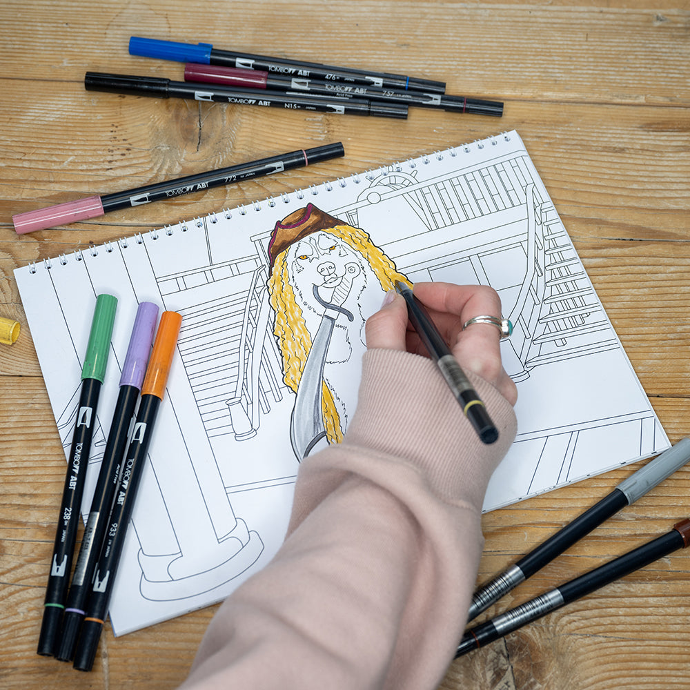 A4 Colouring Book - K’eyush The Stunt Dog