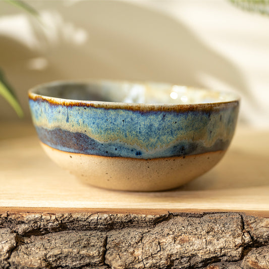 Pre-Loved Bowl - Blue Ripples