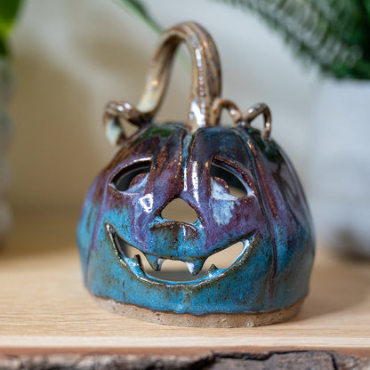 Tealight - Pumpkin - Happy