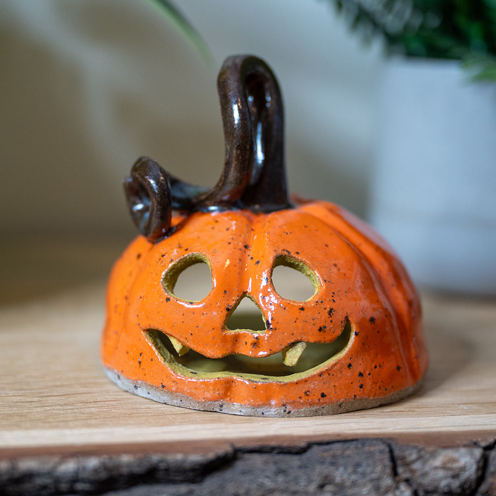 Tealight - Pumpkin - Frankie