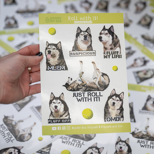 A5 Sticker Sheet – Roll With It