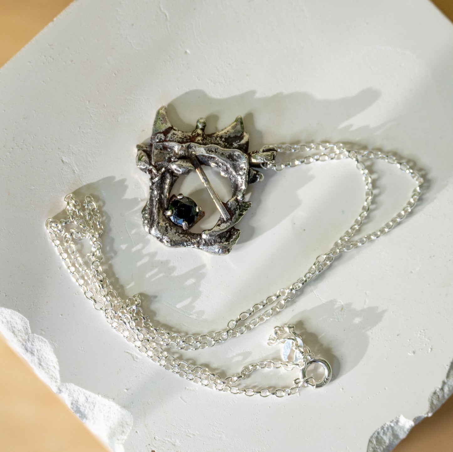 Pendant - Sapphite Crown OOAK