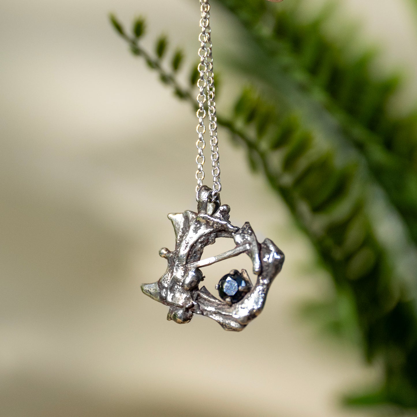 Pendant - Sapphite Crown OOAK