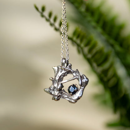 Pendant - Sapphite Crown OOAK