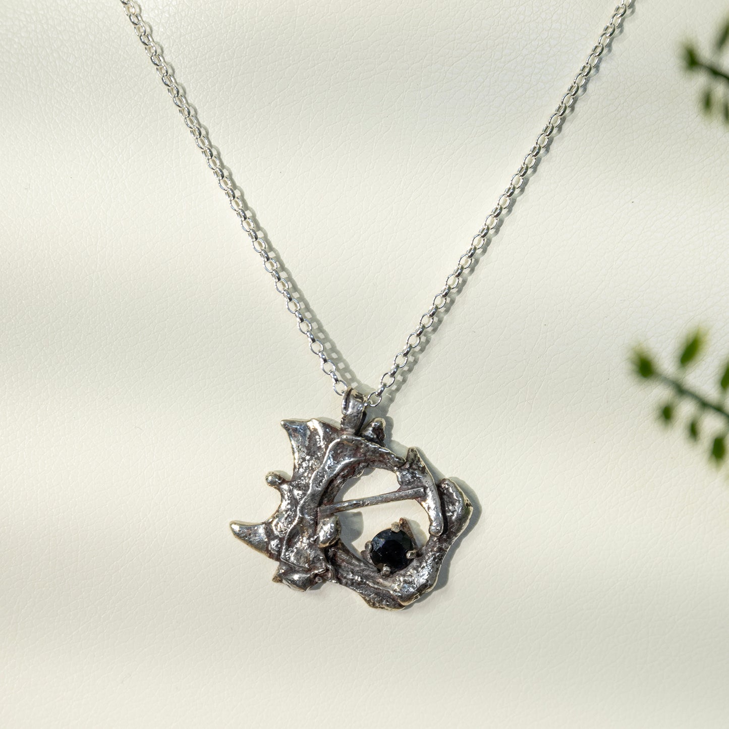 Pendant - Sapphite Crown OOAK