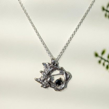 Pendant - Sapphite Crown OOAK