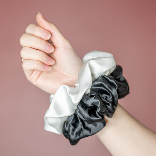 Silk Scrunchies XL – 2 Pack