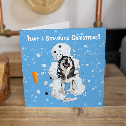 Cards - 12 Pack Snowdog Christmas Cards