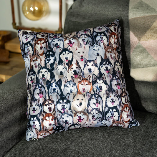 Cushion – Snowdog Selfie