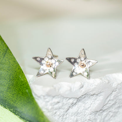 Earrings - Hammered Stars - Choose Style