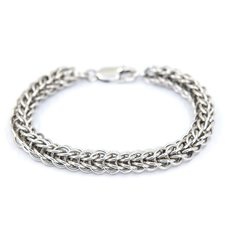 Persian Weave Sterling Silver Bracelet | Designed by Boo