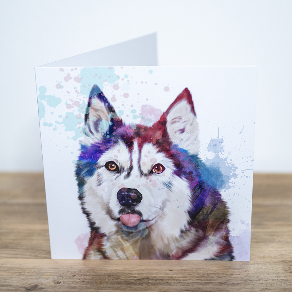 Card – Watercolour Blep Painting