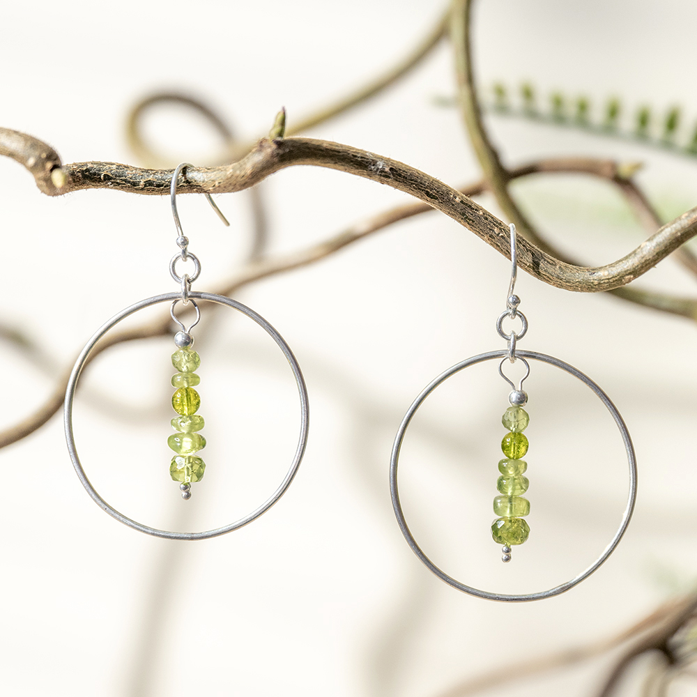 Peridot Chips Earrings